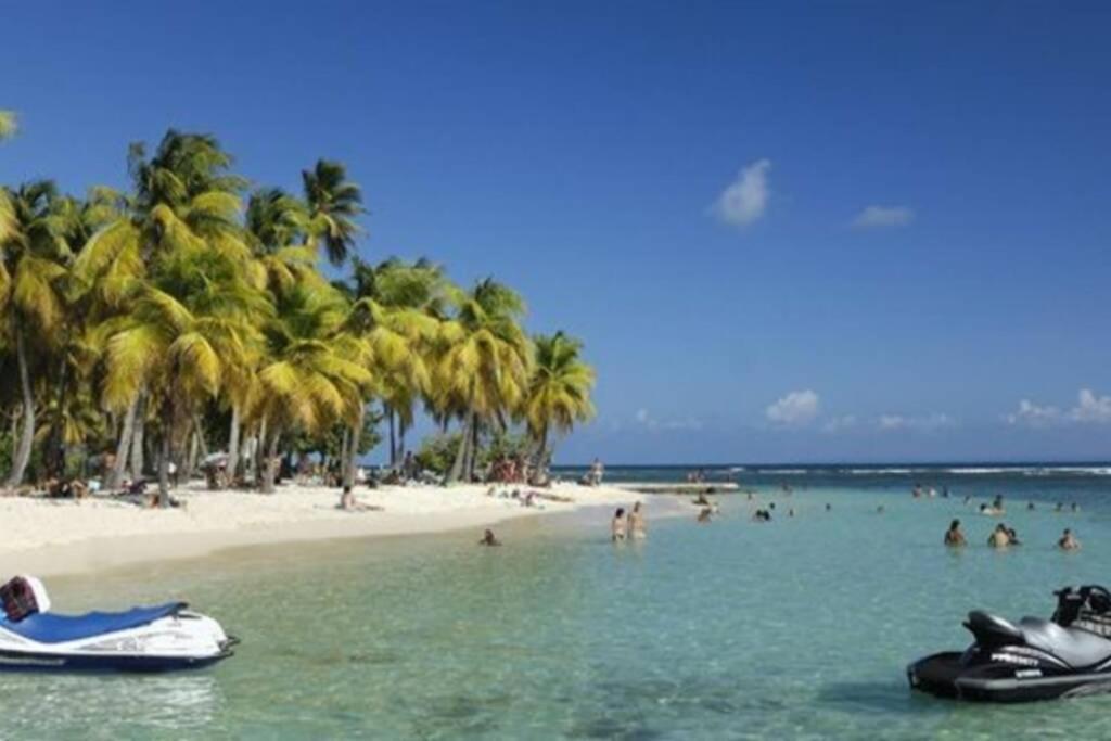 Gite Cajou Dans Jardin Tropical Ventile A Sainte-Anne Экстерьер фото